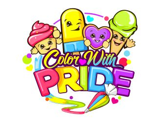 Colors with PRIDE logo design by veron