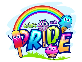 Colors with PRIDE logo design by ruki