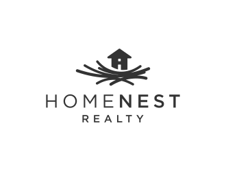 Home Nest Realty logo design by FloVal