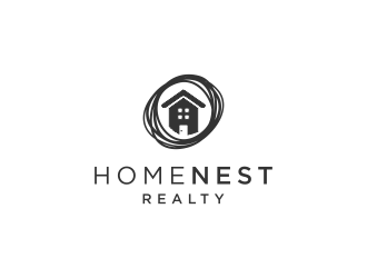 Home Nest Realty logo design by FloVal