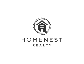 Home Nest Realty logo design by FloVal