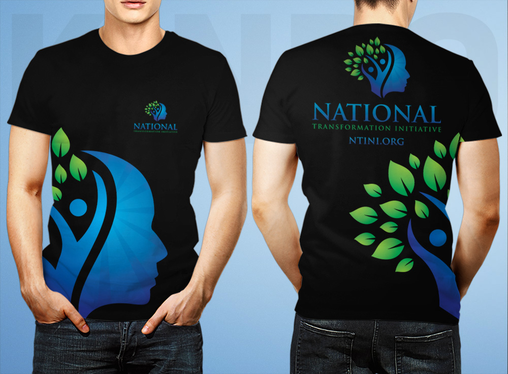 NATIONAL TRANSFORMATION INITIATIVE  logo design by Kindo