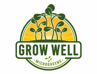 Grow Well Microgreens logo design by Mardhi