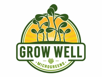 Grow Well Microgreens logo design by Mardhi