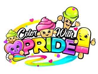 Colors with PRIDE logo design by veron