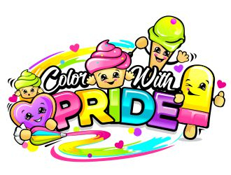 Colors with PRIDE logo design by veron