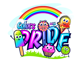 Colors with PRIDE logo design by ruki