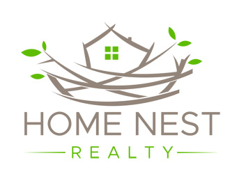 Home Nest Realty logo design by damlogo