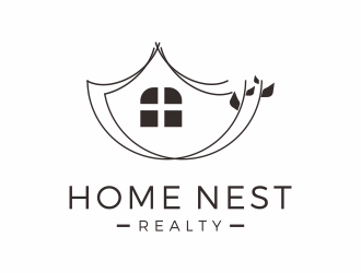 Home Nest Realty logo design by Mahrein