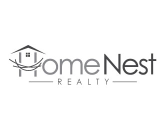 Home Nest Realty logo design by REDCROW