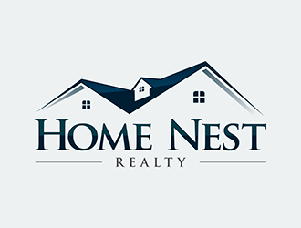 Home Nest Realty logo design by enzidesign