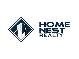 Home Nest Realty logo design by enzidesign