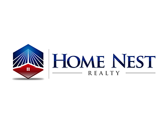 Home Nest Realty logo design by enzidesign