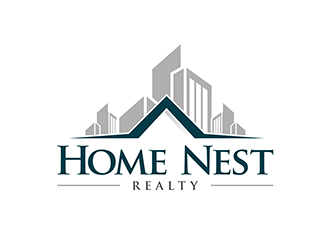 Home Nest Realty logo design by enzidesign