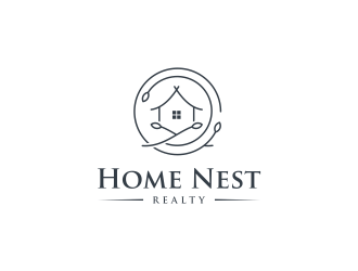 Home Nest Realty logo design by yunda