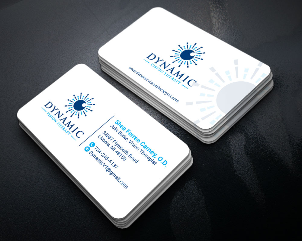 Dynamic Vision Therapy logo design by Boomstudioz