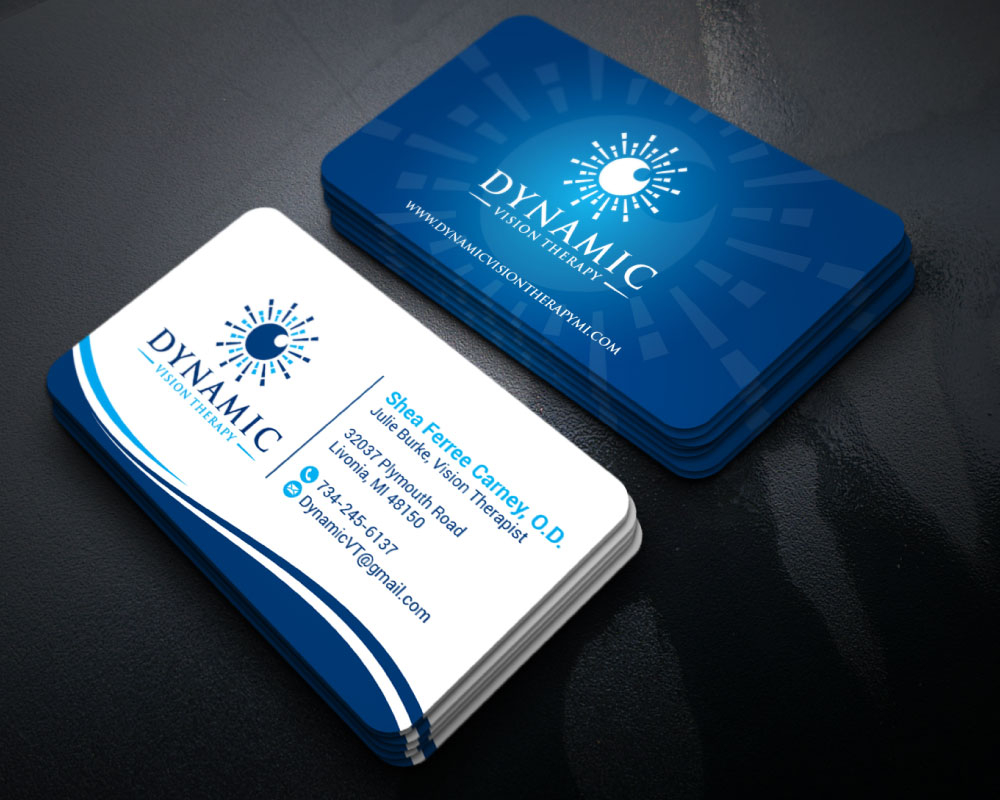 Dynamic Vision Therapy logo design by Boomstudioz