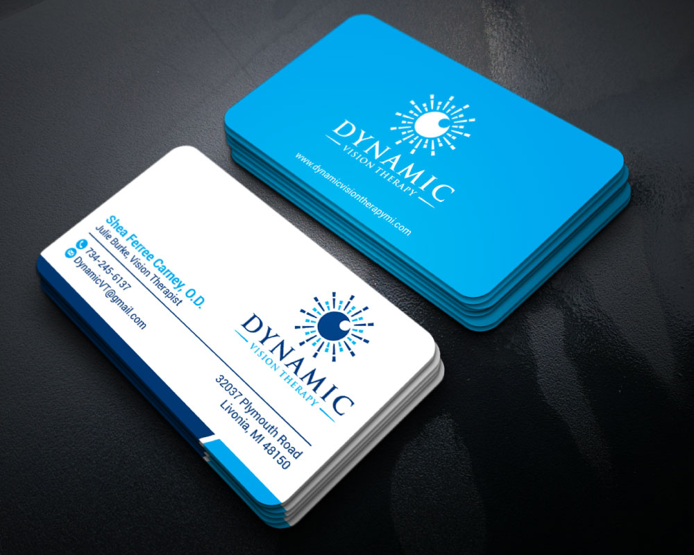 Dynamic Vision Therapy logo design by Boomstudioz