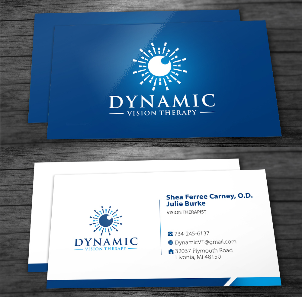 Dynamic Vision Therapy logo design by Sofia Shakir