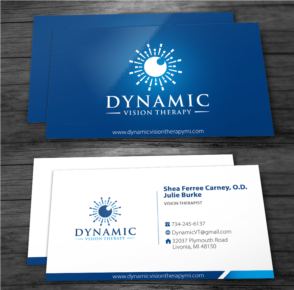 Dynamic Vision Therapy logo design by Sofia Shakir