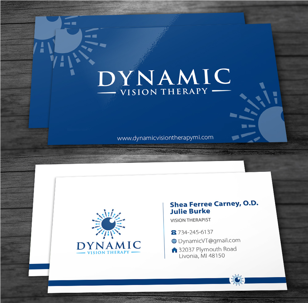 Dynamic Vision Therapy logo design by Sofia Shakir