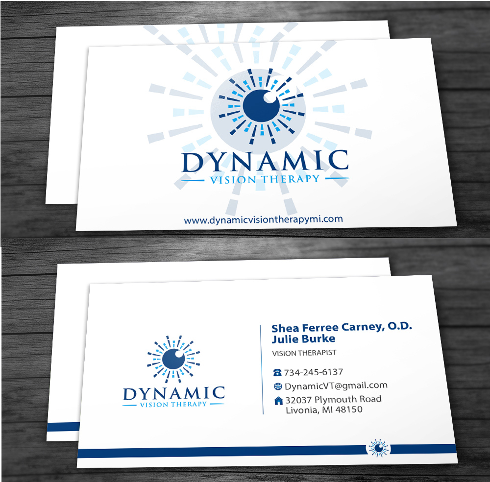 Dynamic Vision Therapy logo design by Sofia Shakir