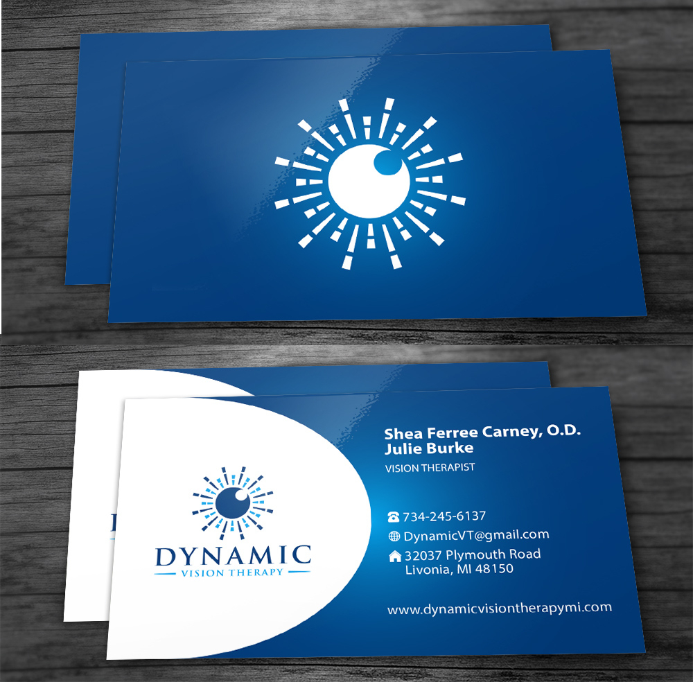 Dynamic Vision Therapy logo design by Sofia Shakir