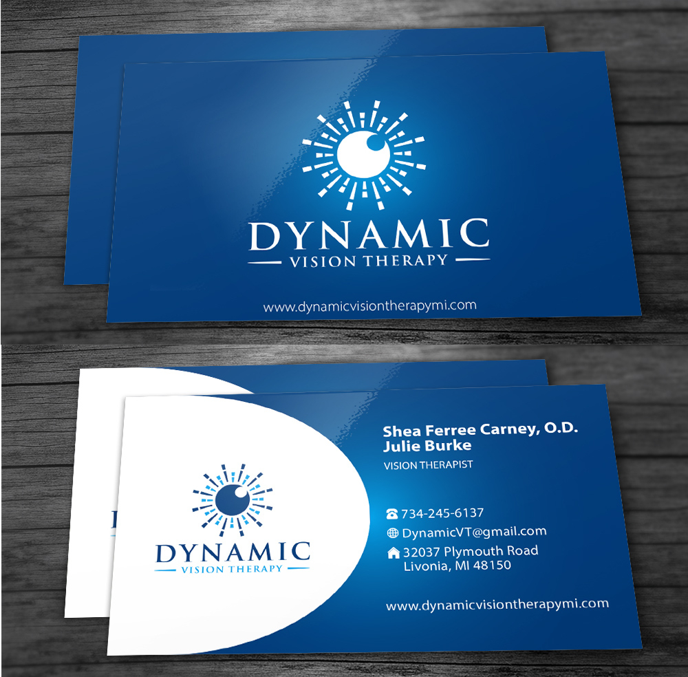 Dynamic Vision Therapy logo design by Sofia Shakir