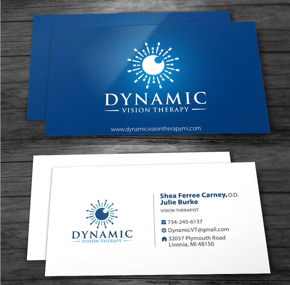 Dynamic Vision Therapy logo design by Sofia Shakir