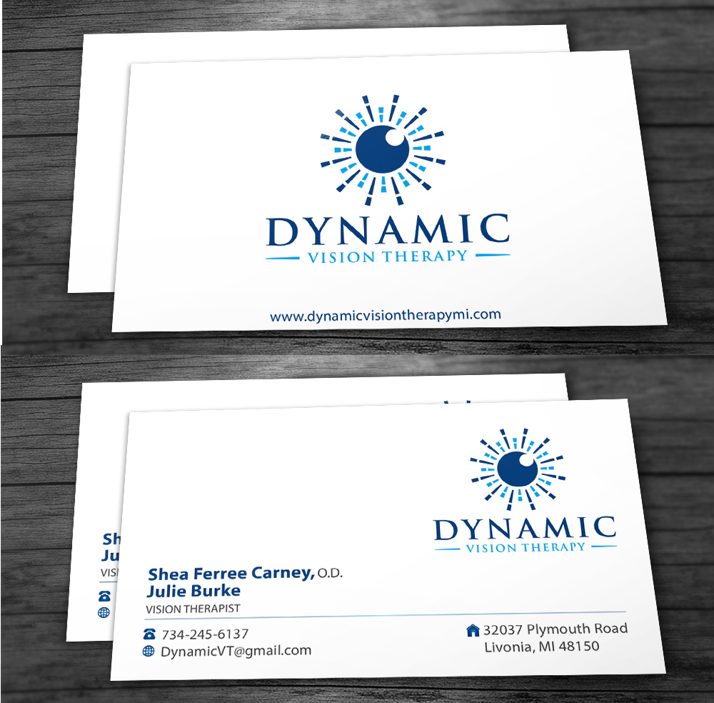 Dynamic Vision Therapy logo design by Sofia Shakir