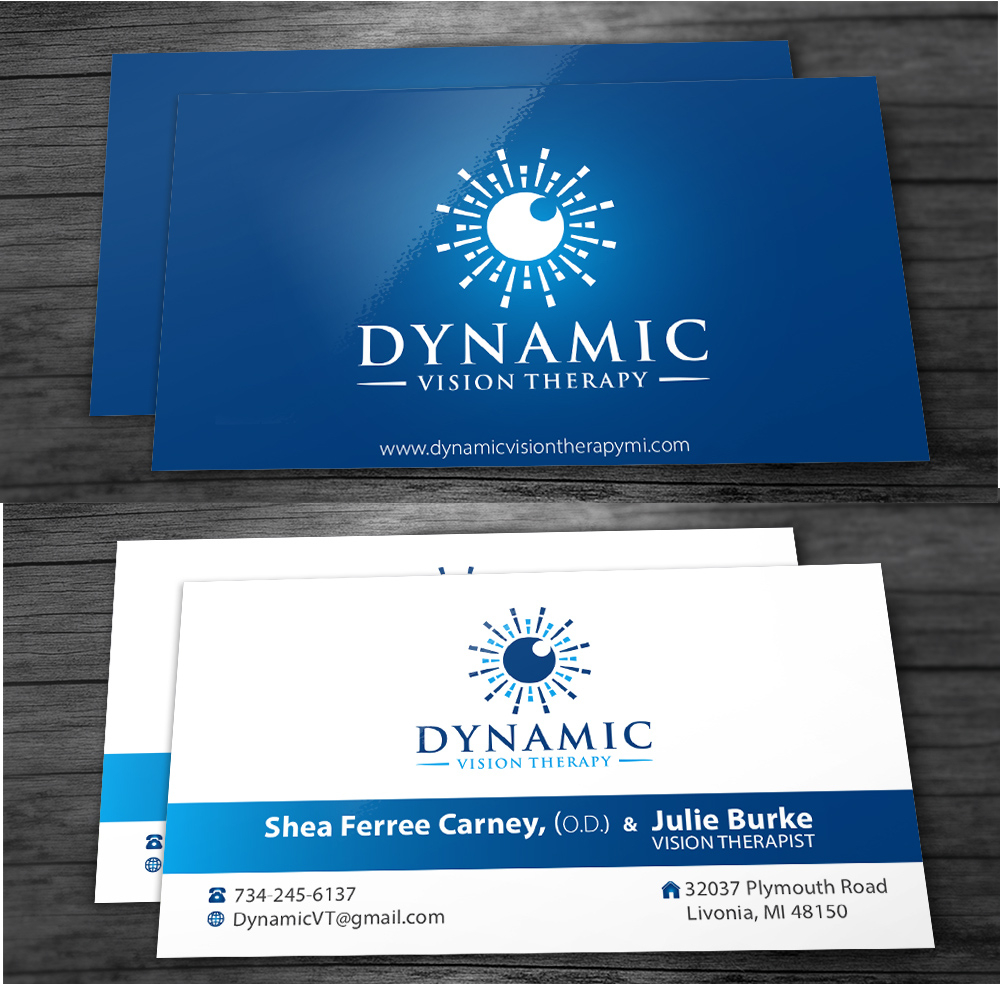 Dynamic Vision Therapy logo design by Sofia Shakir