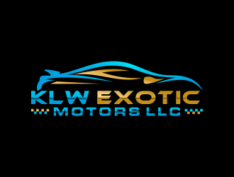 KLW EXOTIC MOTORS LLC  logo design by ValleN ™