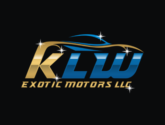 KLW EXOTIC MOTORS LLC  logo design by Rizqy