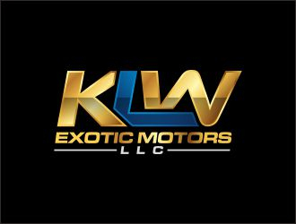 KLW EXOTIC MOTORS LLC  logo design by josephira