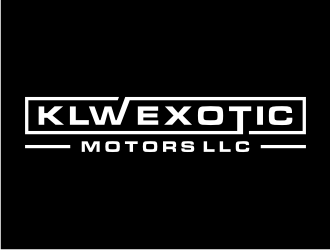 KLW EXOTIC MOTORS LLC  logo design by Zhafir