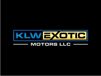 KLW EXOTIC MOTORS LLC  logo design by Wisanggeni