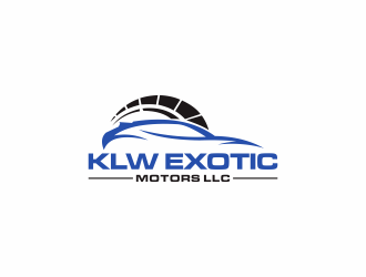 KLW EXOTIC MOTORS LLC  logo design by kaylee