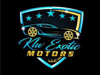 KLW EXOTIC MOTORS LLC  logo design by Suvendu