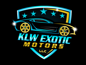 KLW EXOTIC MOTORS LLC  logo design by Suvendu