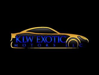 KLW EXOTIC MOTORS LLC  logo design by Suvendu