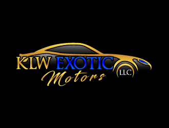 KLW EXOTIC MOTORS LLC  logo design by Suvendu