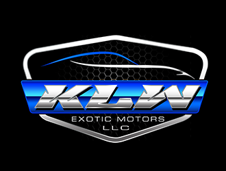 KLW EXOTIC MOTORS LLC  logo design by 3Dlogos