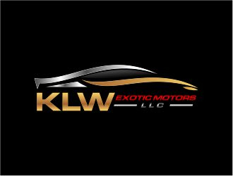 KLW EXOTIC MOTORS LLC  logo design by fadlan