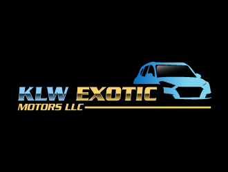 KLW EXOTIC MOTORS LLC  logo design by Suvendu