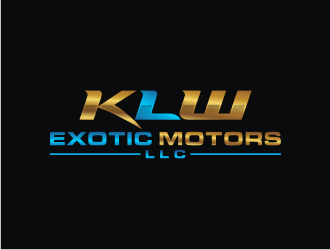 KLW EXOTIC MOTORS LLC  logo design by Artomoro