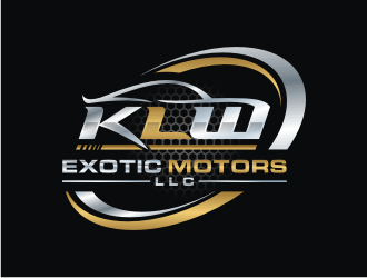 KLW EXOTIC MOTORS LLC  logo design by Artomoro