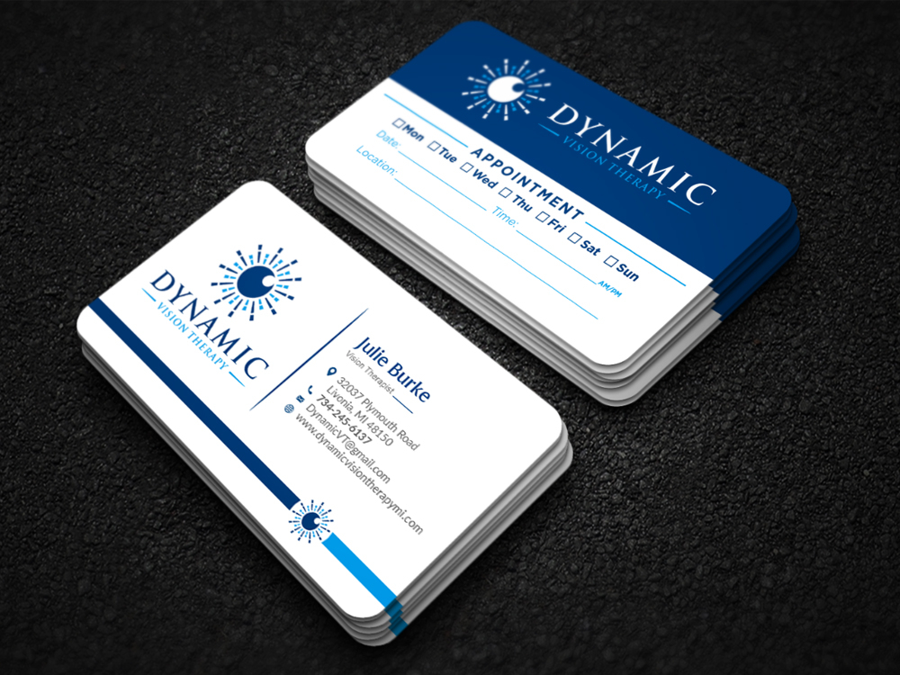 Dynamic Vision Therapy logo design by Realistis