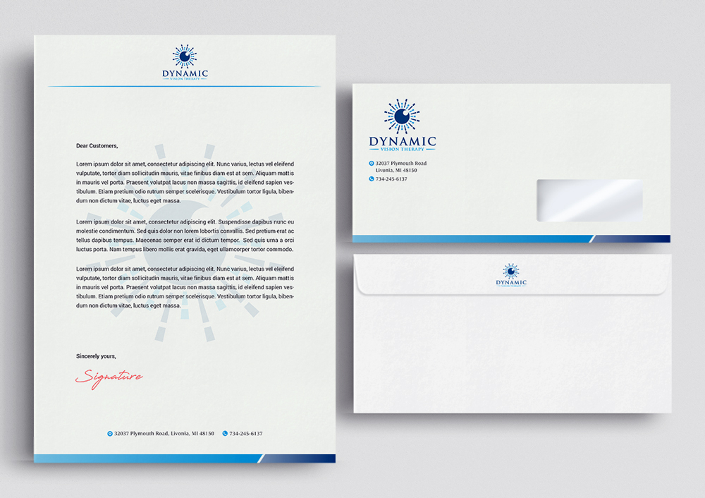 Dynamic Vision Therapy logo design by KHAI