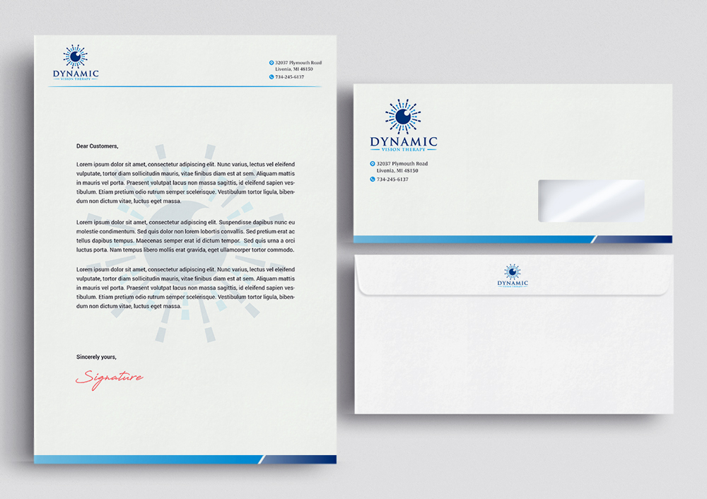 Dynamic Vision Therapy logo design by KHAI