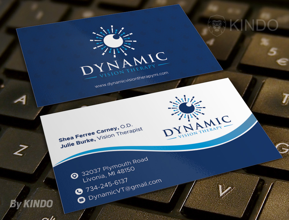 Dynamic Vision Therapy logo design by Kindo